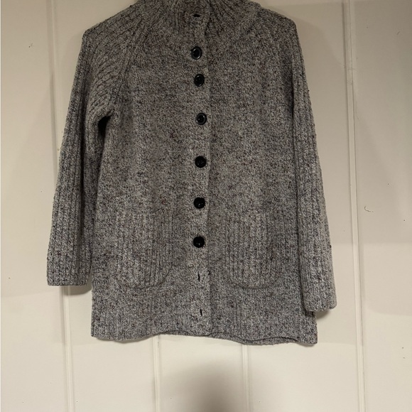 Elegant Heather Gray Women's Cardigan - Picture 1 of 8